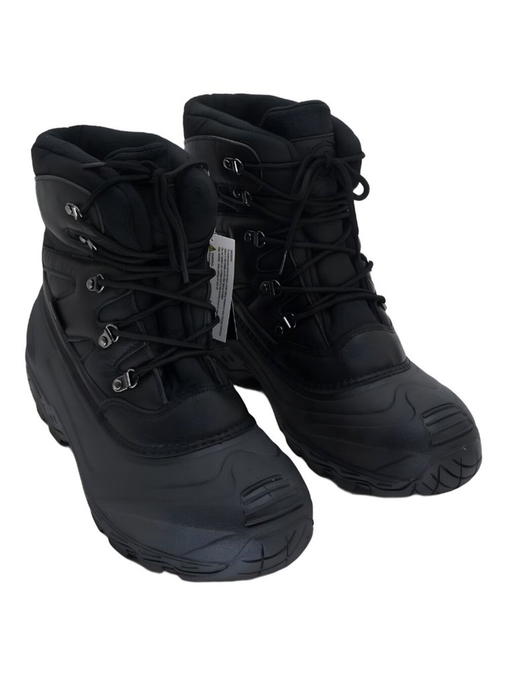 POLAR RANGE Mens’s Aron Waterproof Boot Black Size US 11 EU 45